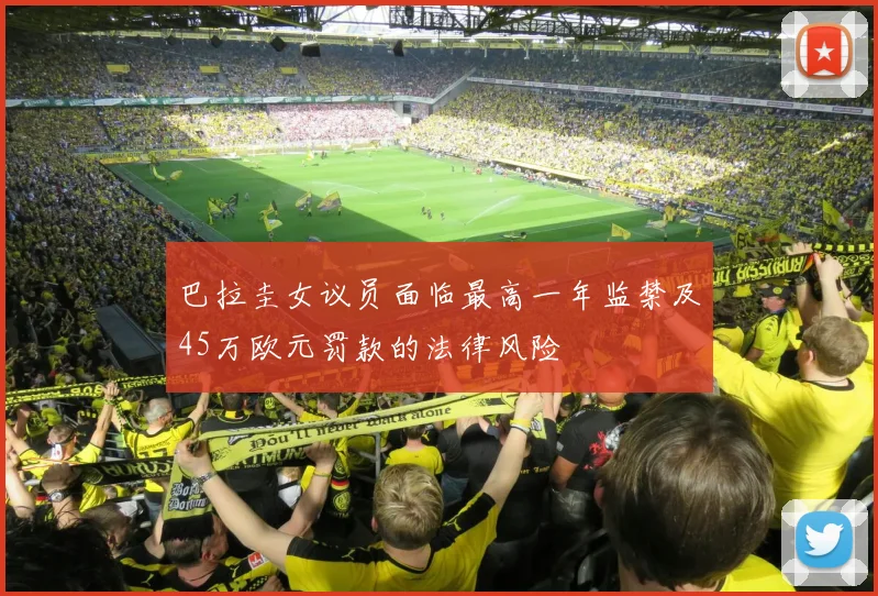 巴拉圭女议员面临最高一年监禁及45万欧元罚款的法律风险